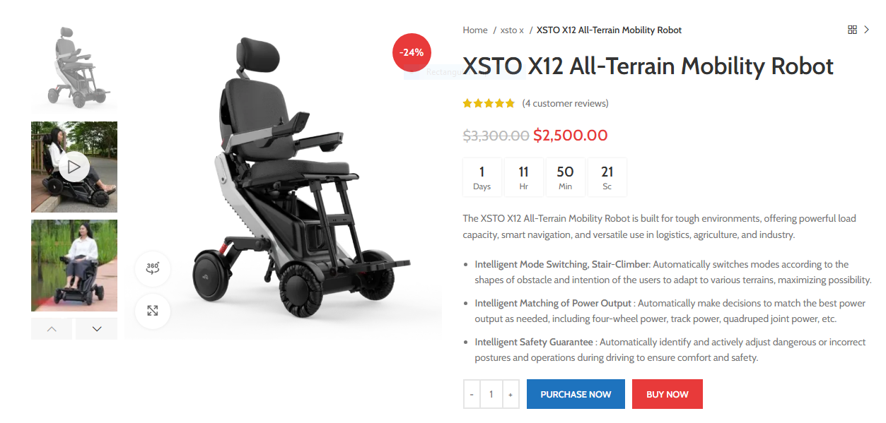 XSTO X12 price